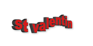 Gif animé Saint Valentin en vague